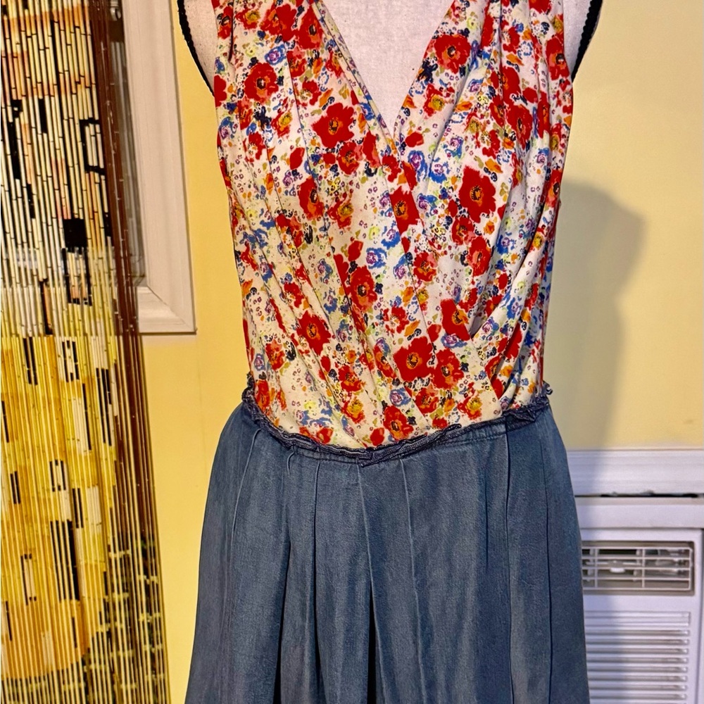 RACHEL Rachel Roy Multicolor Floral Print Dress